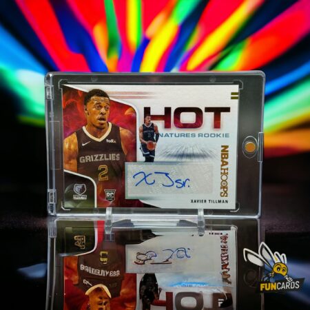 2020-21 Panini NBA Hoops Hot Signatures Rookies #HR-XAT Xavier Tilman