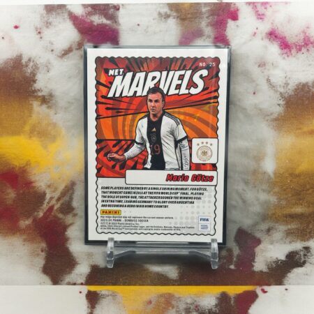 2023-24 Panini Donruss Soccer Net Marvels Press Proof #25 - Mario Goetze