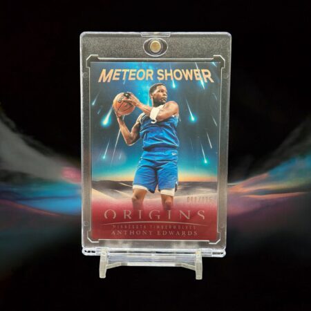 2024-25 Panini Origins - Meteor Shower - Maroon #9 88/115 Anthony Edwards