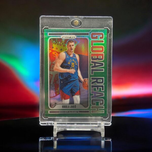 2024-25 Panini Prizm - Global Reach - Green Prizm #2 Nikola Jokic