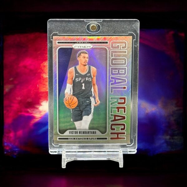 2024-25 Panini Prizm - Global Reach - Silver Prizm #9 Victor Wembanyama