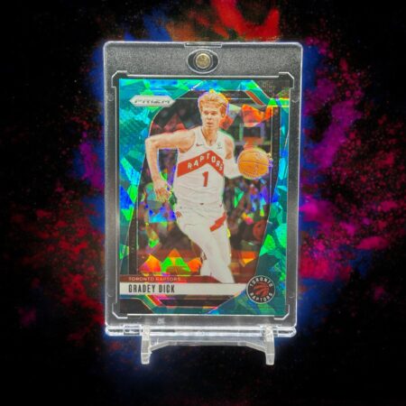 2024-25 Panini Prizm - [Base] - Teal Ice Prizm 184/225 #205 Gradey Dick