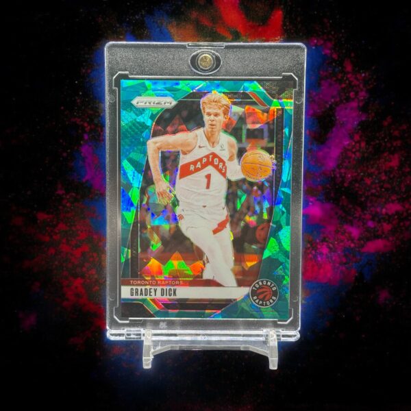 2024-25 Panini Prizm - [Base] - Teal Ice Prizm 184/225 #205 Gradey Dick