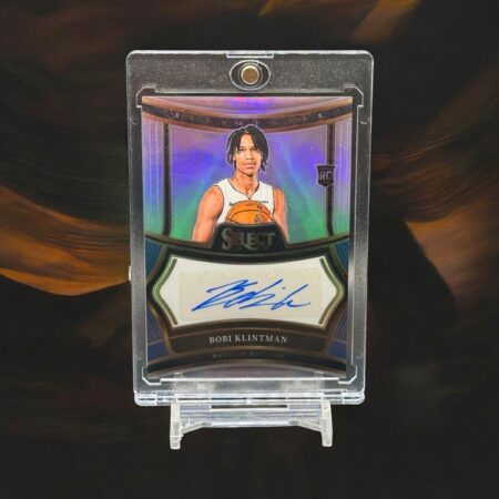 2024-25 Panini Select – Signatures Autographs Prizm 053/249 Rookie #RS-BOB Bobi Klintman