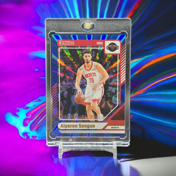 2024-25 Panini Donruss - [Base] - Holo Blue Laser 45/49  #120 Alperen Sengun