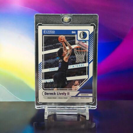 2024-25 Panini Donruss - [Base] - Press Proof Purple 163/199 #166 Dereck Lively II