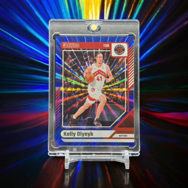2024-25 Panini Donruss - [Base] - Holo Blue Laser 42/49  #42 Kelly Olynyk