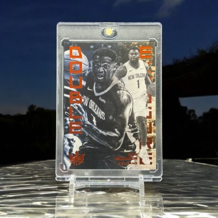 2024-25 Panini Court Kings - Double Exposure Amber 75/99 #21 Zion Williamson
