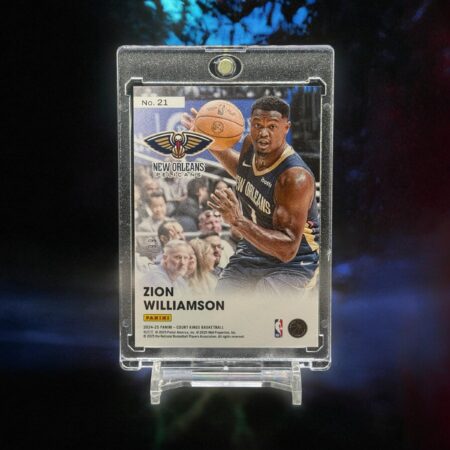 2024-25 Panini Court Kings - Double Exposure Amber 75/99 #21 Zion Williamson