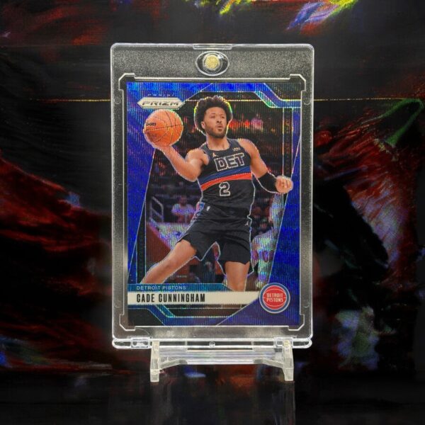 2024-25 Panini Prizm - [Base] - Blue Wave Prizm 41/199 #41 Cade Cunningham