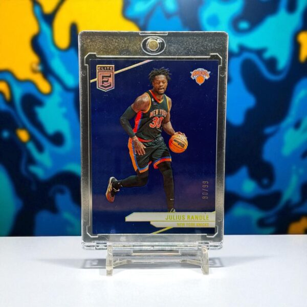2023-24 Donruss Elite - [Base] - Blue 80/99 #40 Julius Randle