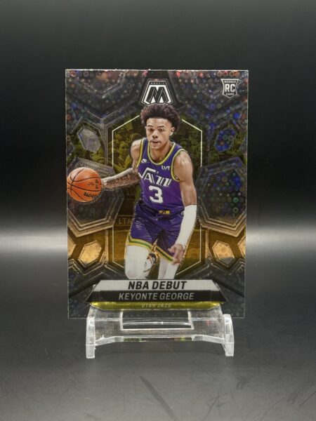 2023-24 Panini Mosaic - [Base] - Fast Break Silver Mosaic Prizm #251 NBA Debut - Keyonte George