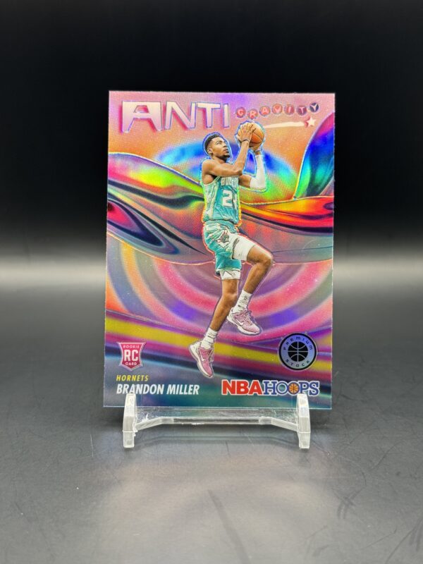 2023-24 Panini NBA Hoops Premium Stock - Anti-Gravity - Silver Prizm #11 Brandon Miller