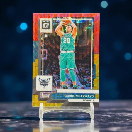 2022-23 Panini Donruss Optic - [Base] - Red & Gold Wave Prizm 92 /99 #164 Gordon Hayward