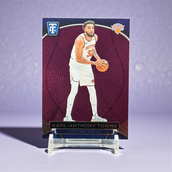 2024-25 Panini Totally Certified - [Base] - Purple Mirror #8 - Karl-Anthony Towns