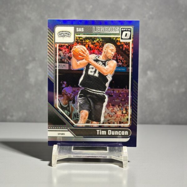 2024-25 Panini Donruss Optic - [Base] - Purple Prizm #248 Legends - Tim Duncan