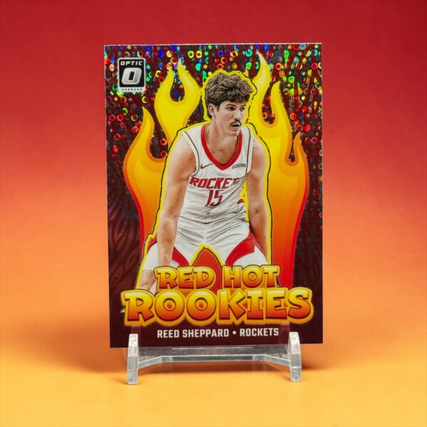 2024-25 Panini Donruss Optic - Red Hot Rookies - Fast Break Holo Prizm #2 Reed Sheppard