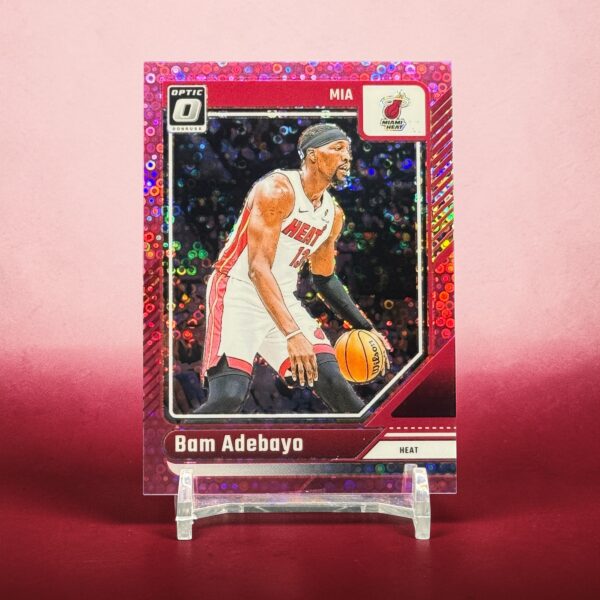 2024-25 Panini Donruss Optic -  [Base] - Fast Break Pink Prizm 8/25 #212 Bam Adebayo