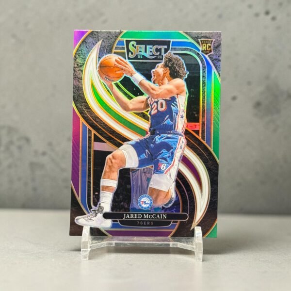 2024-25 Panini Select - [Base] - Green White Purple Prizm #184  Premier Level - Jared McCain