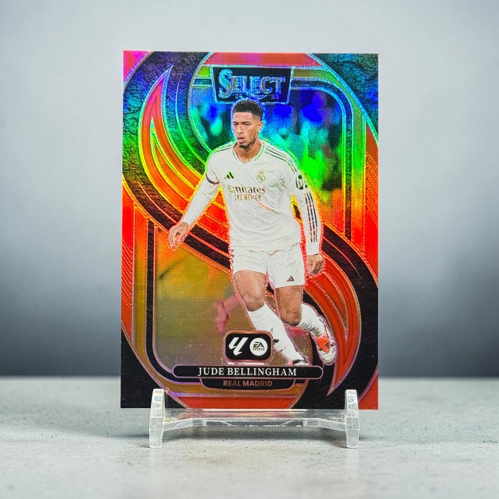 2024-25 Panini Select La Liga – [Base] – Red Prizm #113 Mezzanine – Jude Bellingham