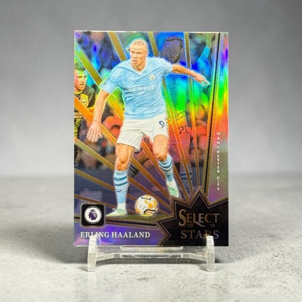 2023-24 Panini Select Premier League - Select Stars Silver Prizm #13 Erling Haaland